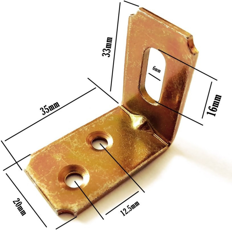 Unelte,scule Coltar metalic dreptunghiular 20x35x33mm 1,88 Lei