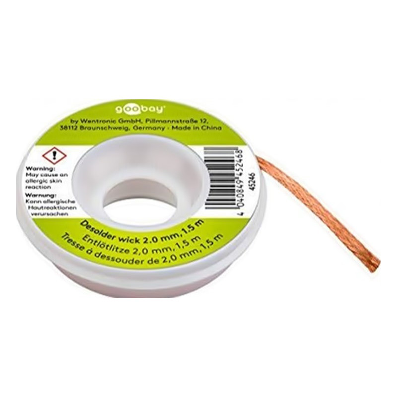 Accesorii auxiliare de lipit Tresa absorbanta 2mm 1.5m Goobay 9,05 Lei