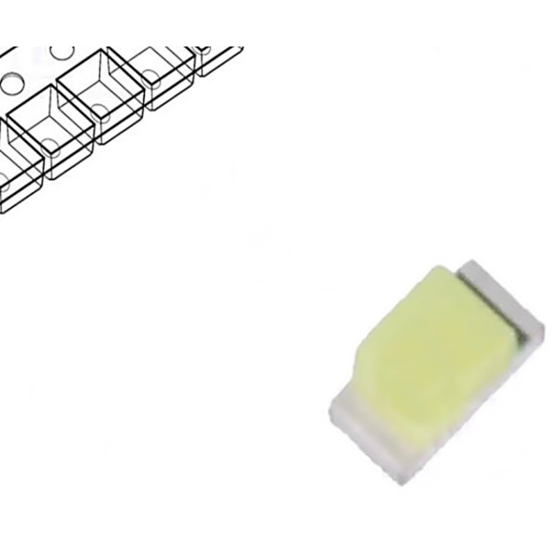 Led-uri Smd Led SMD 0603 alb rece 0,29 Lei