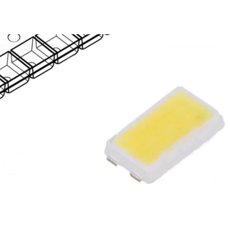 Led-uri Smd Led smd 5630 alb rece 2.7 -3.1V 0,56 Lei