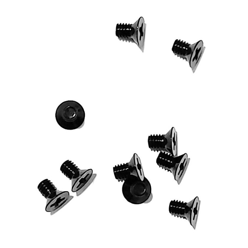 Asamblare Surub M2.5x4mm cap îngropat set 10buc. negru 1,68 Lei