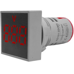 Voltmetru de panou digital cu led-uri AC 60V-500V rosu