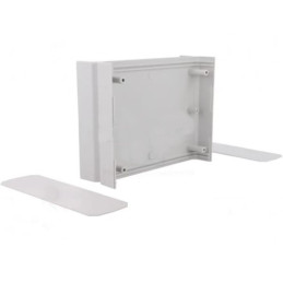 Cutii, carcase Carcasa cu panou 149.5x129.8x50mm gri 27,35 Lei