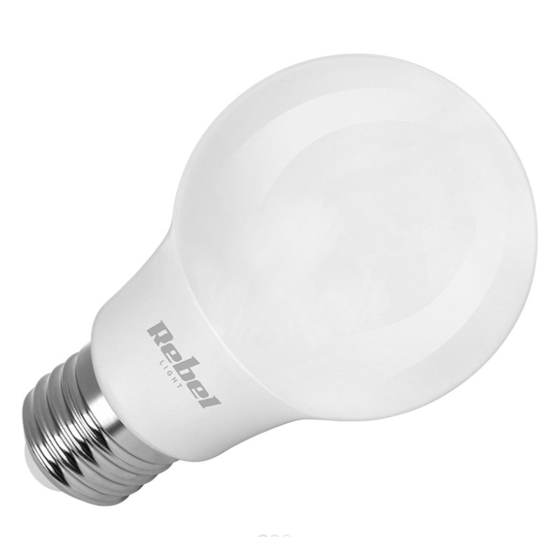 Becuri Bec leduri A60 E27 8.5W alb cald 3000K 230V REBEL 6,00 Lei