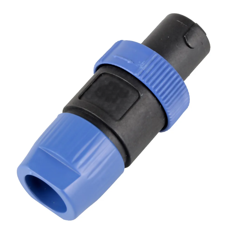 Conectori XLR & Speakon Mufa speak-on tata pe fir 4 contacte albastra 7,02 Lei