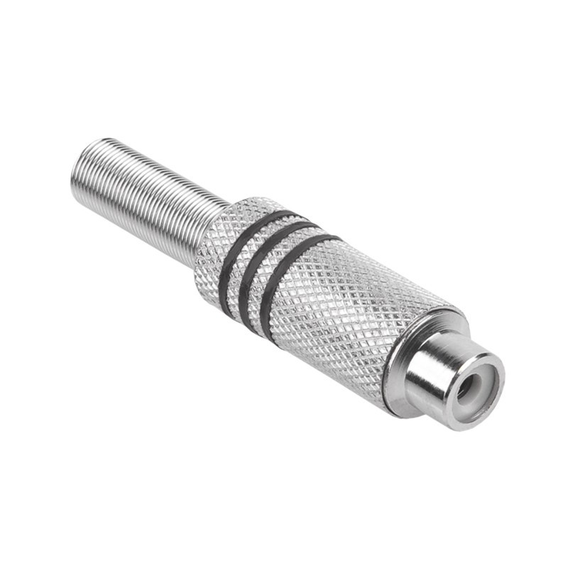 Mufe Jack & RCA Mufa RCA mama metal negru 2,25 Lei