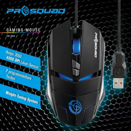 Accesorii PC Mouse USB Gaming 4000DPI PROSQUAD 45,90 Lei