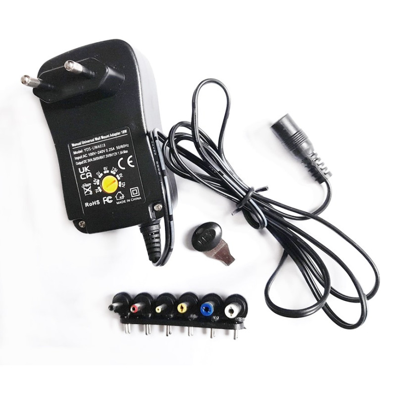 Alimentatoare AC/DC Alimentator universal in comutatie 1.5A putere maxima 18W 56,90 Lei