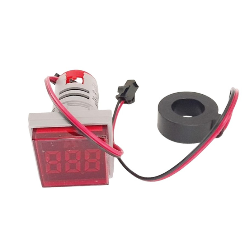 Aparate de masura & accesorii Ampermetru digital 3 dig. cu led-uri 0-100A rosu 220V/380V 17,90 Lei