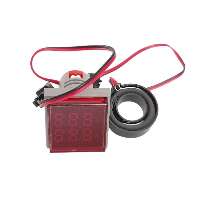 Aparate de masura & accesorii Voltmetru si ampermetru digital cu LED-uri 50V-500V / 0-100A rosu 22,90 Lei