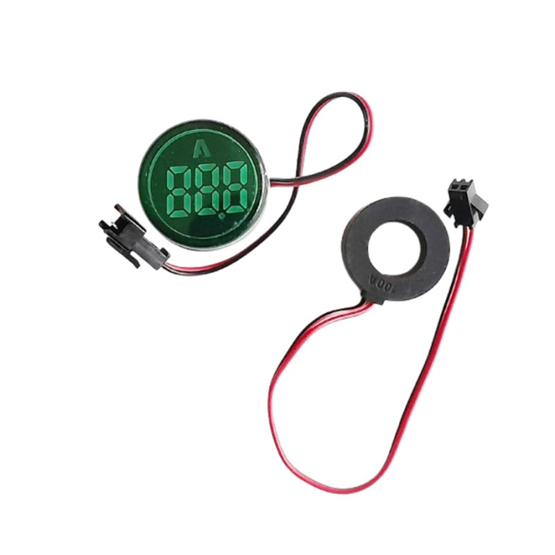 Aparate de masura & accesorii Ampermetru digital 0-100A verde 220V / 380V rotund 17,90 Lei