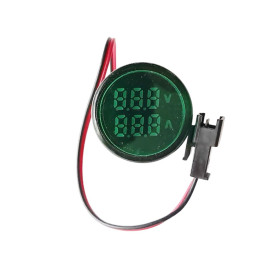 Aparate de masura & accesorii Voltmetru si ampermetru digital 50V-500V / 0-100A verde rotund 22,90 Lei
