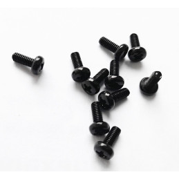 Asamblare Surub M2.5X6mm cap rotund negru set 10buc. 1,45 Lei