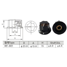 Butoane potentiometru Buton potentiometru MF B01 2,45 Lei