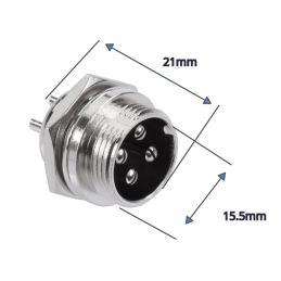 Conectori XLR & Speakon Set mufe 4pini curent continuu 7,90 Lei