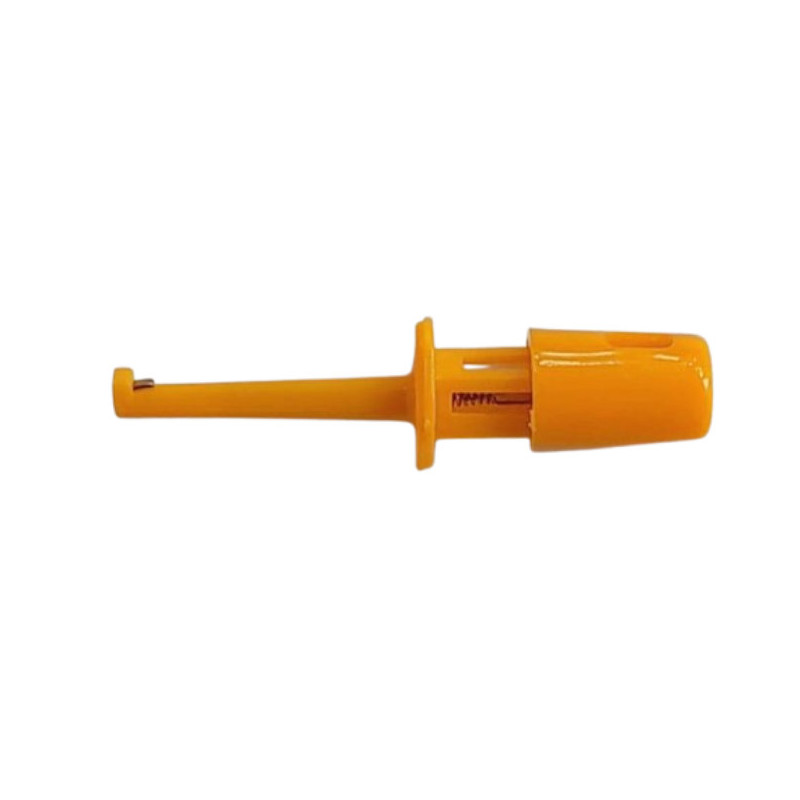 Cleme crocodil Clips de masurare cu carlig 43x12mm galben 2,39 Lei