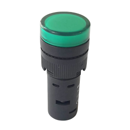 Indicatoare si afisaje digitale Indicator martor LED verde 220V AC 16x46mm 2,90 Lei