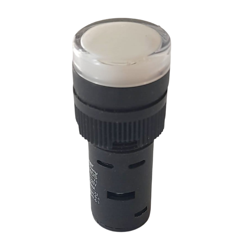 Indicatoare si afisaje digitale Indicator martor LED alb 220V AC 16x46mm 2,90 Lei
