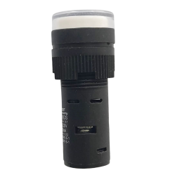Indicatoare si afisaje digitale Indicator martor LED alb 220V AC 16x46mm 2,90 Lei