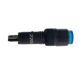 Indicatoare si afisaje digitale Indicator martor LED albastru 220V 8x36mm 2,65 Lei