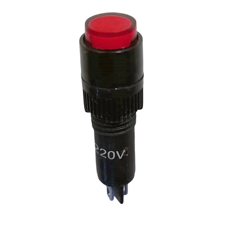 Indicatoare si afisaje digitale Indicator martor LED rosu 220V 8x36mm 2,65 Lei