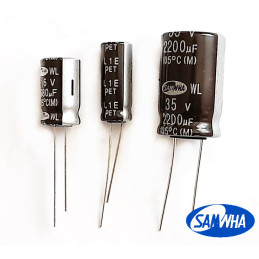 Condensatoare impedanta mica 1000uF 35V Samwha Low ESR 2,35 Lei