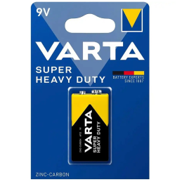 Baterii nealcaline/ Baterie 9V Super Heavy Duty VARTA 7,65 Lei