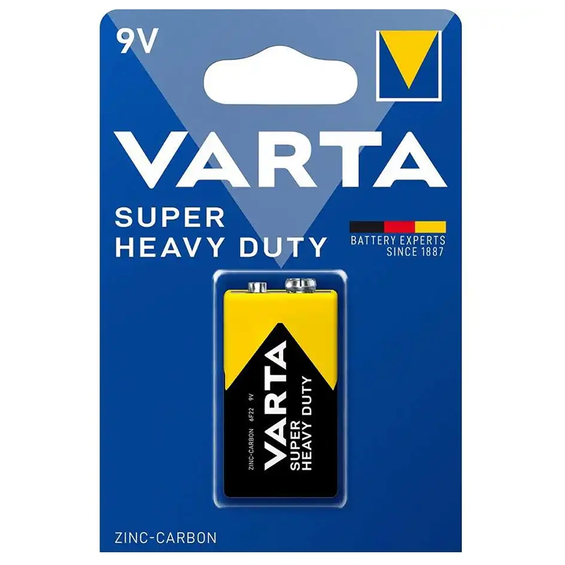 Baterii nealcaline/ Baterie 9V Super Heavy Duty VARTA 7,65 Lei Baterii nealcaline/ Baterie 9V Super Heavy Duty VARTA 7,65 Lei
