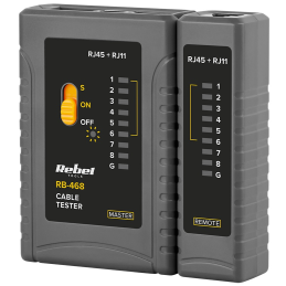 Aparate de masura & accesorii Tester cablu UTP RJ11 RJ12 RJ45 REBEL 39,00 Lei